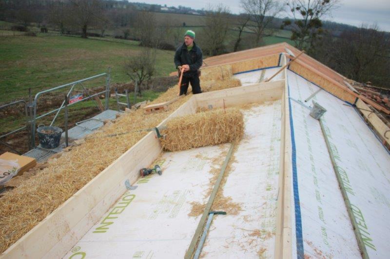 Isolation de toiture en paille, Deux-Sèvres (79)